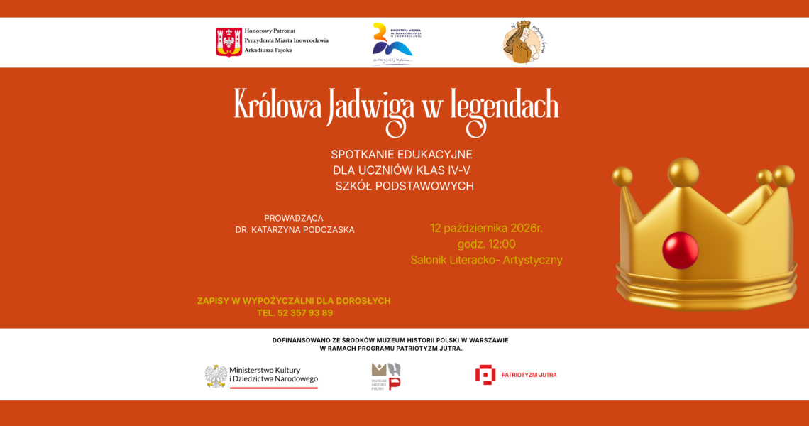 Baner Królowa Jadwiga w legendach