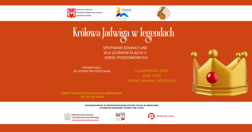 Baner Królowa Jadwiga w legendach